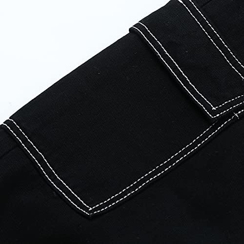 9 10 Print traper traperice modne hlače povremene hlače za izvlačenje ravno džepnim muškim hlačama za memoriju pliša