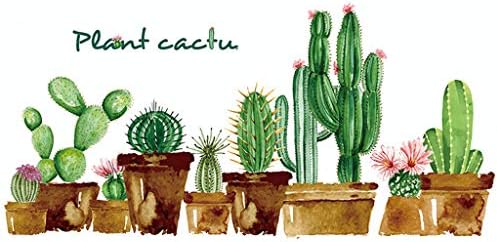 Kaktus zelena dječja vrtića naljepnica soba crtana ukras za umjetnost zidna naljepnica zidna naljepnica naljepnice
