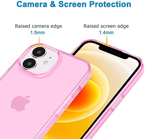 Jjgoo kompatibilan s iPhoneom 12 Case & iPhone 12 Pro Clear Mekani prozirni zaštitni šok zaštitni tanki poklopac telefona