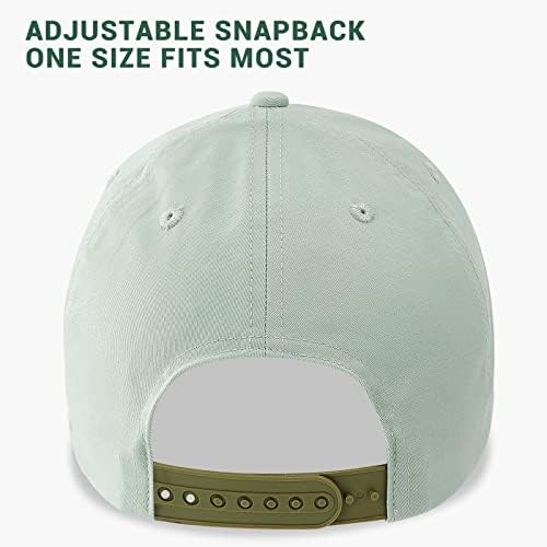 Zowya Rastely Snapback bejzbol kapica za muškarce Atletski pamučni šešir prozračna i zaštitna za sunce za trčanje golf