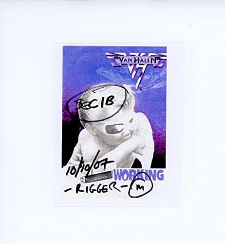 Eddie Van Halen napisao je fotografiju veličine 8 do 10 s autogramom AMEO, certificiranu kao autentična ameo kompatibilna