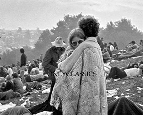 Samo Classics 1969. Woodstock Musical Festival 8x10 BW Photo Hippie Peace Love Folk Art Rockers