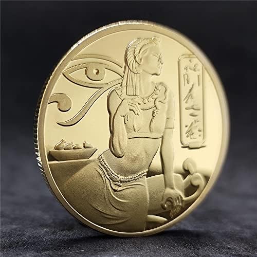 Svjetska drevna civilizacija egipatskog boga Sunca komemorativna kovanica Poseidon faraoh komemorativni metal kovanica retro