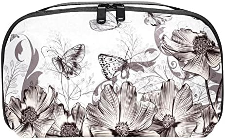 Vodootporna kozmetička torba s leptirom s cvjetnim printom proljetna kozmetička torba organizator putna toaletna torba s