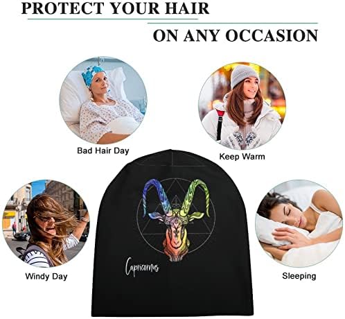 Jarac Zodiac Sign Beanie CAP Meka topli puni pulover kapa lubanje kapica za spavanje za unisex