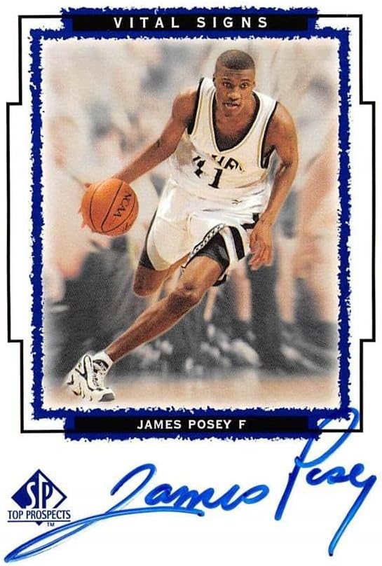 James Posey košarkaška karta s autogramima 1999. Gornja paluba Vital Signs Rookie JP - Nepopisane košarkaške karte
