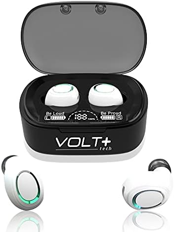 Volt Plus Tech Wireless v5.1 Pro Pro uši kompatibilni s Blu Studio m LTE IPX3 Bluetooth Touch vodootporno/znojni/buka smanjenje
