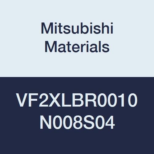 Твердосплавная udarni završna fraise Mitsubishi Materials serije VF2XLBR0010N008S04 serije VF2XLB, 2 žljebova, kratak vrat,