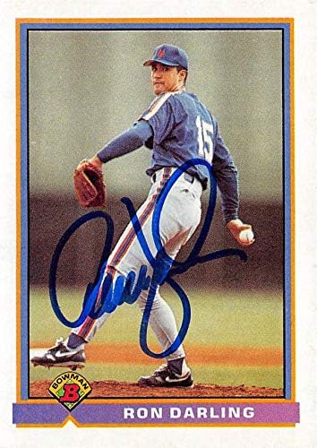 Skladište autografa 626549 Ron Darling Autographed Baseball Card - New York Mets - 1991. Bowman br.483