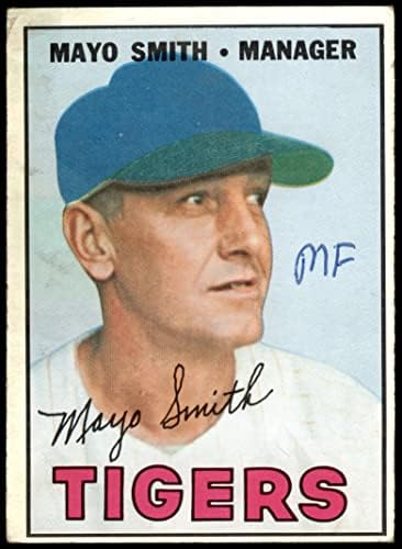 1967. Topps 321 Mayo Smith Detroit Tigers Dobri Tigrovi