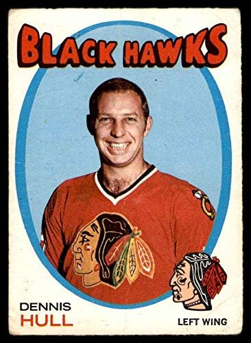 1971. o-pee-chee 85 Dennis Hull Chicago Blackhawks Fair Blackhawks