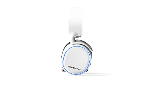 Gaming slušalice SteelSeries Arctis 5 - RGB svjetla - Slušalice DTS: X v2.0 Dostupan za PC i PlayStation 5, PS4 - Bijela