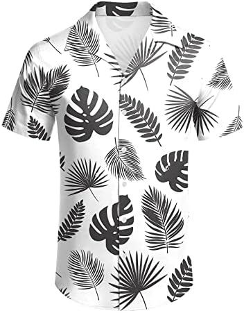 2023. Novi muškarci povremeni proljetni kratki rukav proljetni ljetni vrat 3d tiskane košulje modne gornje bluze košulje