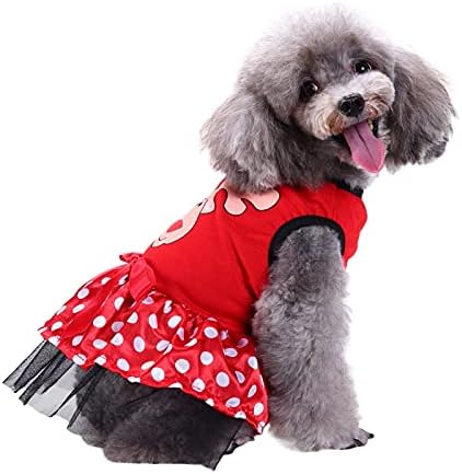 Pasa topla odjeća za male pse suknja modna suknja za božićnu suknju suknja slatka pseća odjeća za djevojke