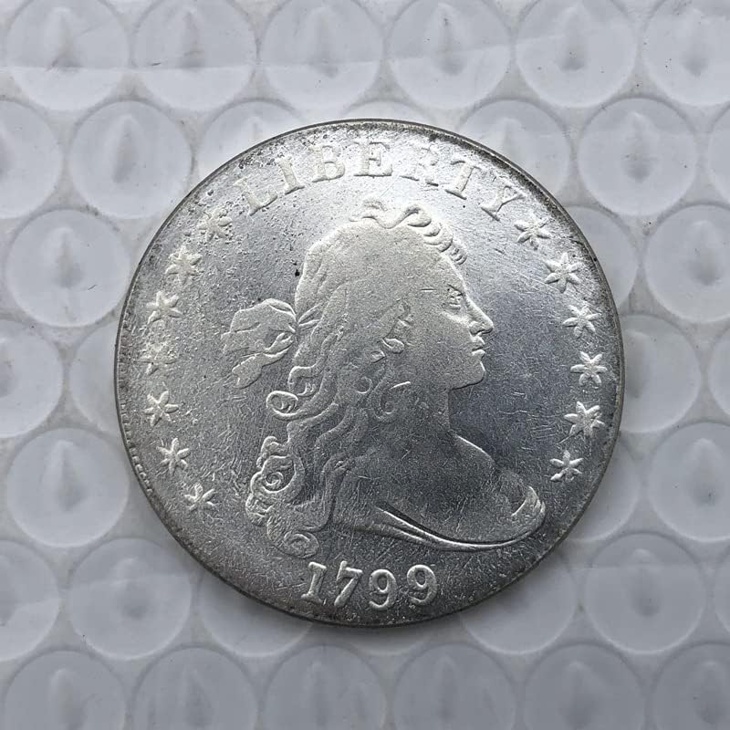 1799. američki novčići mesingani srebrni kovanice Antique Crafts Strani prigodni kovanice