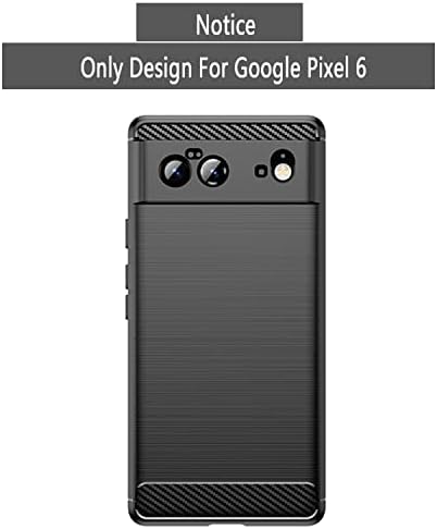 Cavekeap Google Pixel 6 Clear kućište, tanak tanki fleksibilni TPU gel silikonski mekani lagani zaštitni poklopac zaštitnog