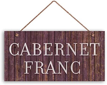 MAIYUAN CABERNET FRANK WING SIGN, STRIVENI STILE DRVO, 5 X10 toskanski dekor, znak vinskog bara, rustikalni znakovi （W20-157）