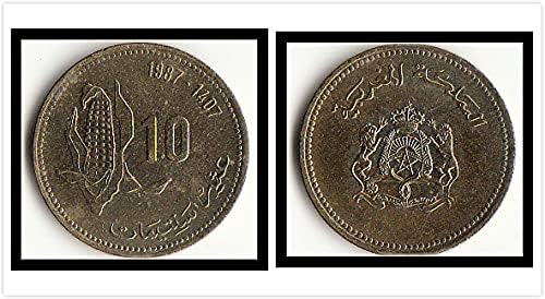 Afrika Maroko 10 SWANT kovanica F.A.O Food and Agricultur Coin 1987 Edition Prikupljanje kovanica stranih kovanica