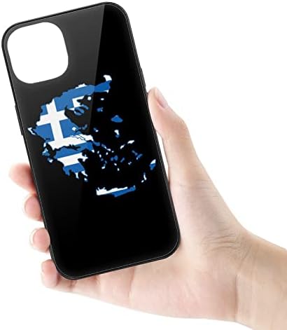 Oznaka Grčke kap staklene kućište kućišta za telefon za iPhone 14 zaštitne kućište otporne na udarce Slatka