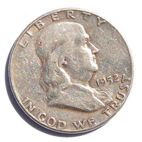 1952. Sjedinjene Države Benjamin Franklin2 kovanica pola dolara vrlo u redu
