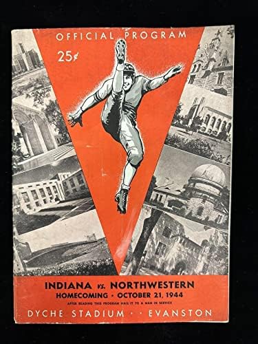 21. listopada 1944. NCAA nogometni program Northwestern @ Indiana VG - fakultetski programi