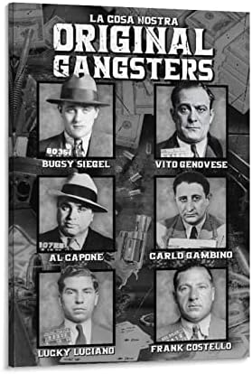 Bludug originalni gangsteri Mafia mafija mafija umjetnički plakati platno slikanje zidne umjetničke plakate za spavaću sobu
