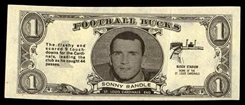 1962. Topps 12 Sonny Randle St. Louis Cardinals-FB EX/MT Cardinals-FB Virginia