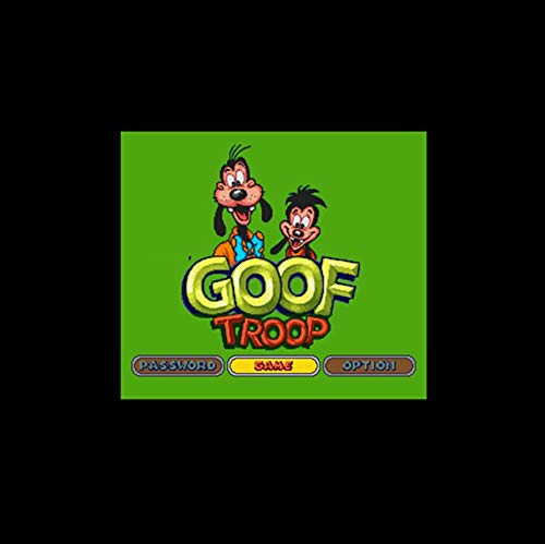 Romgame Goof Troop NTSC Verzija 16 bit 46 pin Big Grey Game Card za igrače u SAD -u igrača