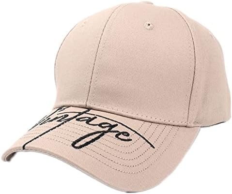 Bejzbolska kapa za muškarce i Žene Jednobojni sportski šešir za Kamiondžije s vezom klasična niskoprofilna kapa s natpisom