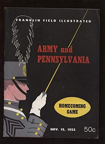 1952. NCAA nogometni program vojska @ Pennsylvania ex+ - fakultetski programi