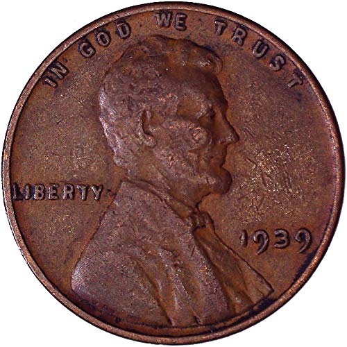 1939. Lincoln Wheat Cent 1c vrlo fino