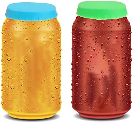 Doitool silikonske poklopce za boce limenke oznaka 6pcs soda soda soda soda može prekrivati ​​soda limenke kapice napitak