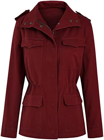 Ženska jakna plus veličina dnevno jesen obični kaput običan fit prozračna casual jakna dugi rukavi čvrsti kaput