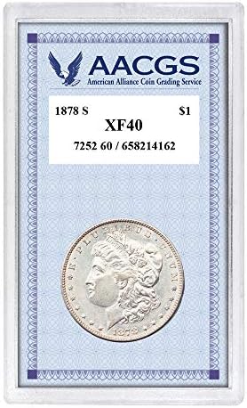 1878S Prvogodišnjak Morgan Silver Dollar Ocjenjivao XF40