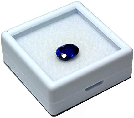 10 PCS od 5x5cm. Bijela gornja staklena kutija kutija dragulj nakit kamen kovanica posuda spremnik