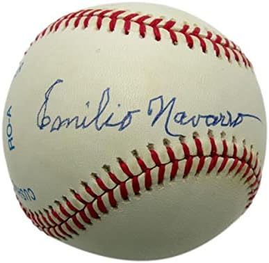 Millito Emilio Navarro potpisao je baseball crne lige Kubanske zvijezde Istočni PSA/DNA - Autografirani bejzbol