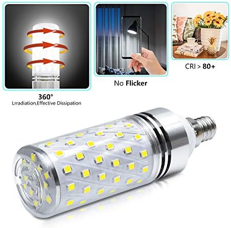 Super svijetle LED kukuruzne žarulje 912, žarulje od 16 vata 1500lm, dnevno bijelo svjetlo 6000k, 980+, ekvivalent žarulje