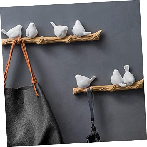 Veemoon grana ptičje kuke za ključeve teški hitch metalni nosač nosača metla u kuka zidna odjeća za odjeću zidna montirana