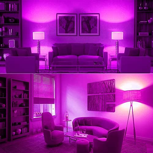 LED ružičasta žarulja 926 LED ružičaste žarulje sa žarnom niti, Vintage LED ružičasta žarulja od 60 vata, 5-inčne LED cijevne