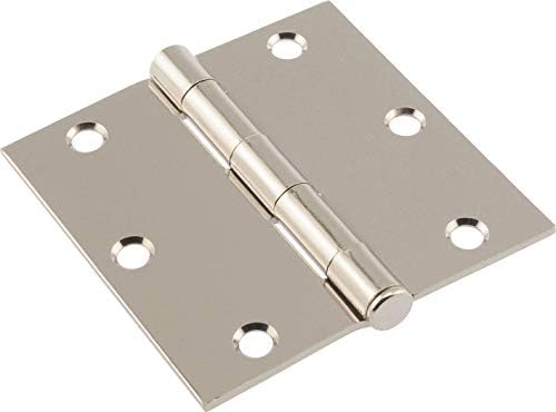 Hardver Essentials 853383 Stambeni kvadratni kutne šarke s uklonjivim pin nicke