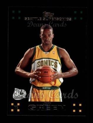 2007 Topps 115 Jeff Green Seattle Supersonics NM/MT Supersonics Georgetown