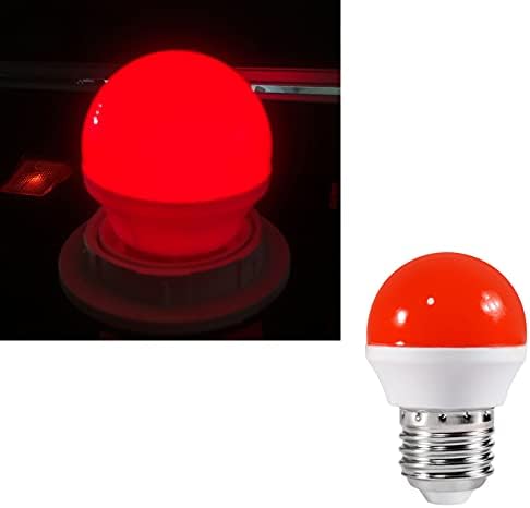 12 paketa LED žarulja crvene boje od 1 vata s globusnim žaruljama 945 LED noćna žarulja u boji 926 / 927 sa srednjom bazom