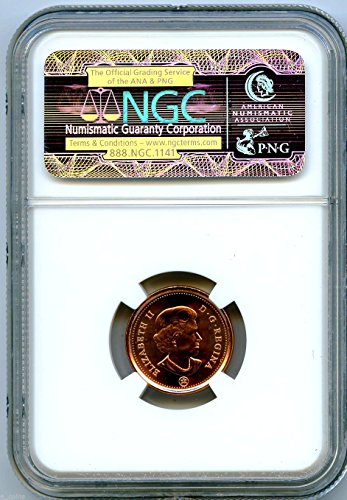 2012. Kraljevska kanadska kovanica Kanada od bakrenog čelika Prošle godine izdanja Cent MS68 NGC