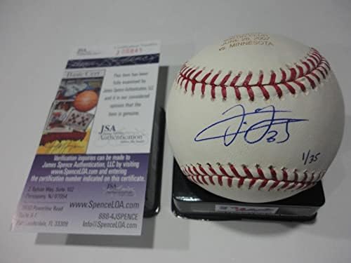 Frank Thomas Elite 1/35 potpisali su autogramirani M.L. Baseball JSA CoA J05841 - Autografirani bejzbol