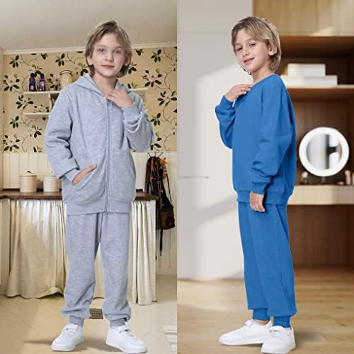 UnAcoo Kids Sweat hlače Djevojke aktivne jogger hlače dječaci Tweatpants nosive u četiri sezone