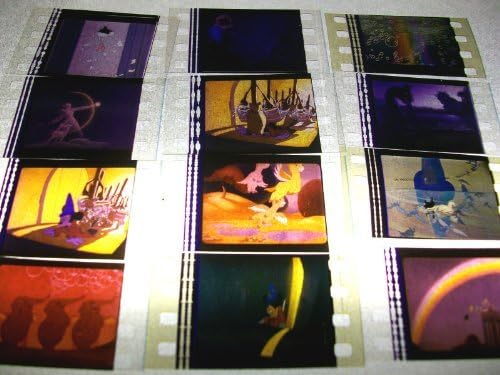 Fantasia Animation Lot od 12 35 mm filmskih ćelija kolekcionarske memorabilije nadopunjuju kazalište plakata