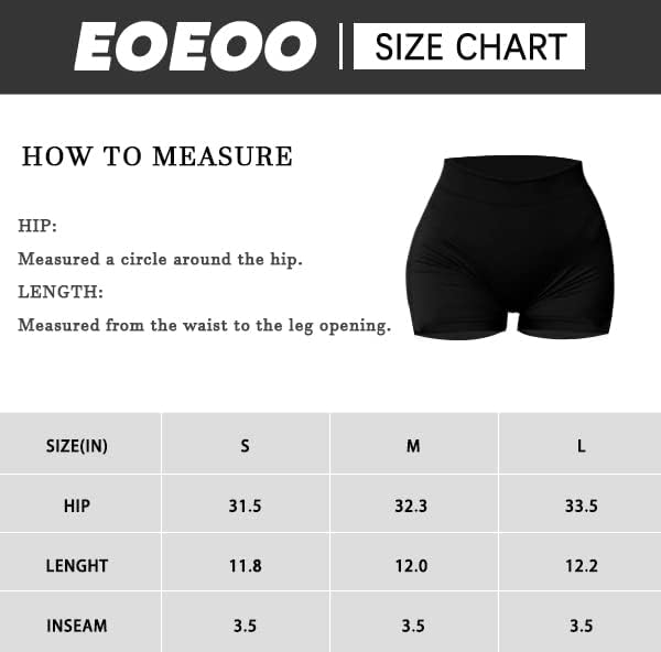 EOEOO ženske atletske guzice za dizanje kratkih kratkih hlača bešavne treninge Scrnch High Cur Gym Yoga biciklističke kratke