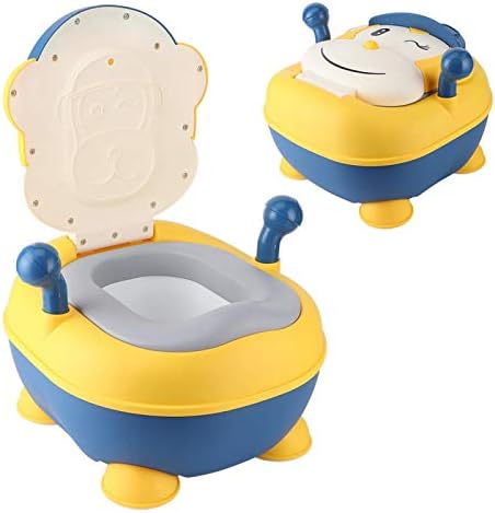 Dječji toalet limun žuti mali majmunski oblik Big Potty WC CARTION Dječja sjedala Potty Trening sjedala Prijenosni dječji