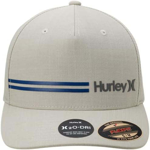 Hurley muška bejzbol kapica - H2o -DRI linij zakrivljeni vrp ugrađeni šešir