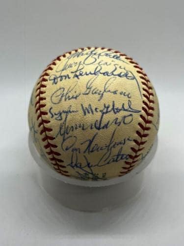 1972. Boston Red Sox Carl Yastrazeski Fisk tim potpisao OMLB bejzbol PSA DNA - Autografirani bejzbols